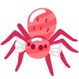 spider and candy
