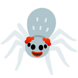 spider and clown face