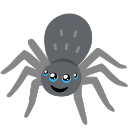spider and face holding back tears