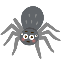 spider and flushed face