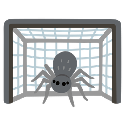 spider and goal net