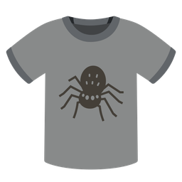 spider and t-shirt