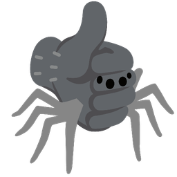 spider and thumbs up