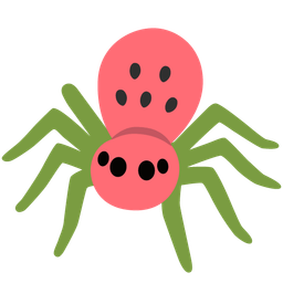 spider and watermelon