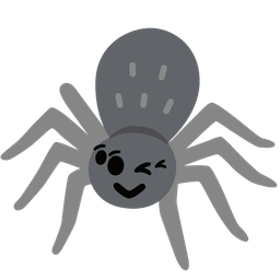 Spider and Winking face
