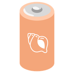 spiral shell and battery