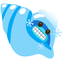 spiral shell and cold face