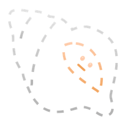 spiral shell and dotted line face