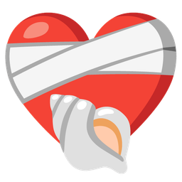 spiral shell and mending heart