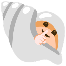 spiral shell and shushing face