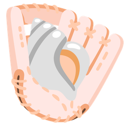 spiral shell and softball