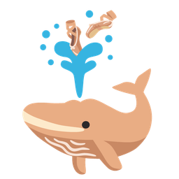 spouting whale and ballet shoes