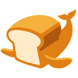 spouting whale and bread