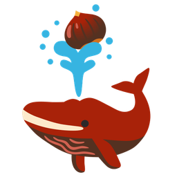 spouting whale and chestnut