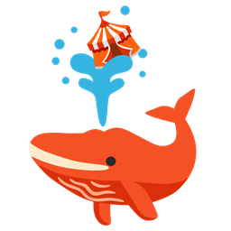 spouting whale and circus tent