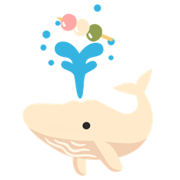 spouting whale and dango