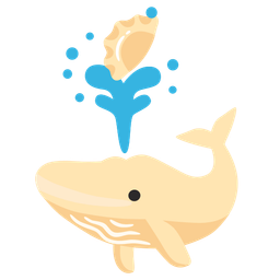spouting whale and dumpling