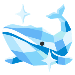 spouting whale and gem stone