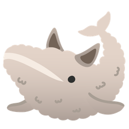 spouting whale and llama