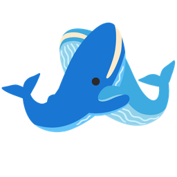 spouting whale and people hugging