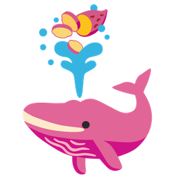 spouting whale and roasted sweet potato