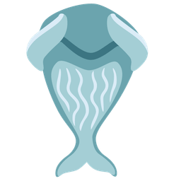 spouting whale and see-no-evil monkey