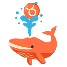 spouting whale and Taurus