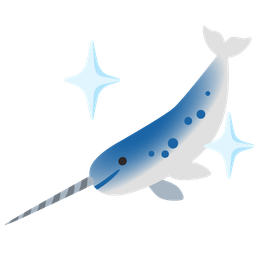 spouting whale and unicorn