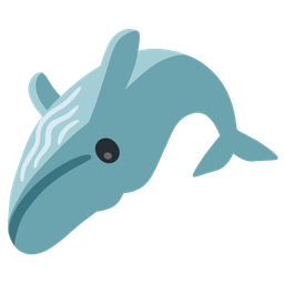 Spouting whale and Upside-down face