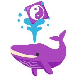 spouting whale and yin yang