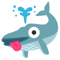 Spouting whale and Zany face