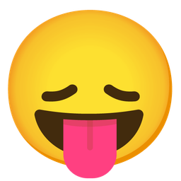 squinting face with tongue and disappointed face