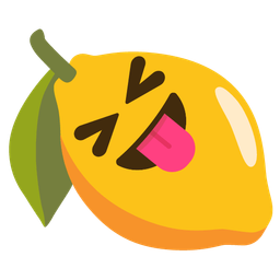 squinting face with tongue and lemon