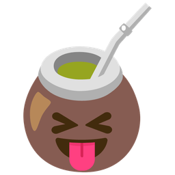 squinting face with tongue and mate