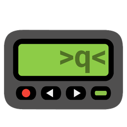 squinting face with tongue and pager