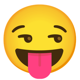 squinting face with tongue and unamused face