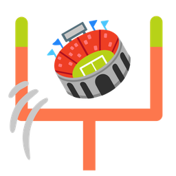 Stadium and American football