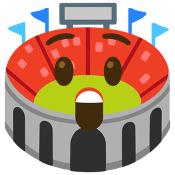 Stadium and Astonished face