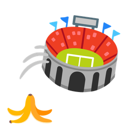Stadium and Banana