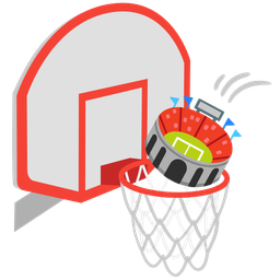 Stadium and Basketball