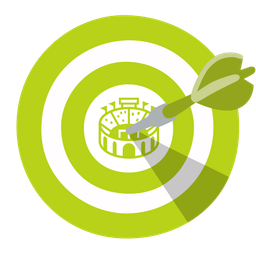 Stadium and Bow and arrow