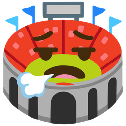 Stadium and Face exhaling