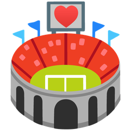 Stadium and Heart suit