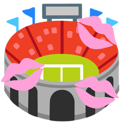Stadium and Kiss mark