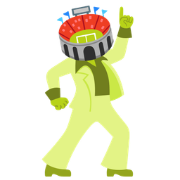 Stadium and Mirror ball