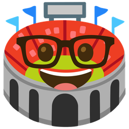 Stadium and Nerd face