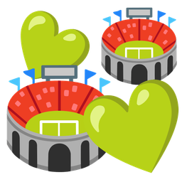 Stadium and Revolving hearts