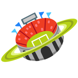 Stadium and Ringed planet