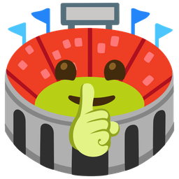 Stadium and Shushing face