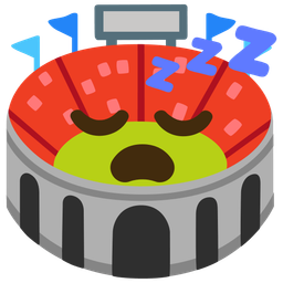 Stadium and Sleeping face